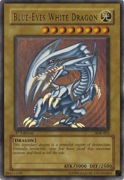 Blue-Eyes White Dragon [SDK-001] Ultra Rare | Mega City Incorporated