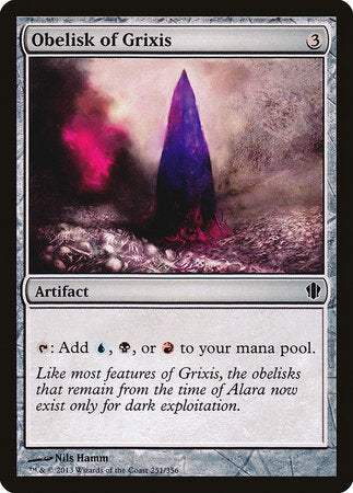 Obelisk of Grixis [Commander 2013] | Mega City Incorporated