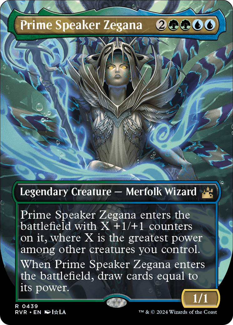 Prime Speaker Zegana (Anime Borderless) [Ravnica Remastered] | Mega City Incorporated