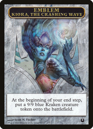 Emblem - Kiora, the Crashing Wave [Born of the Gods Tokens] | Mega City Incorporated