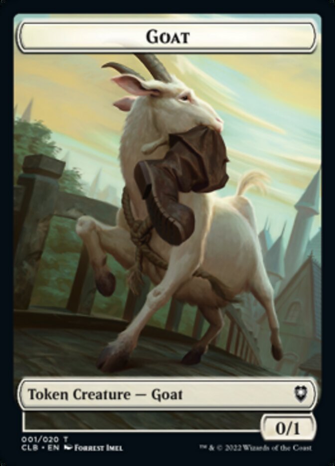 Goat Token [Commander Legends: Battle for Baldur's Gate Tokens] | Mega City Incorporated