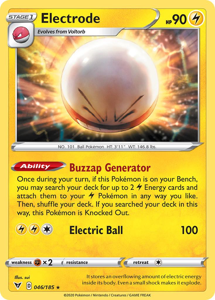 Electrode (046/185) [Sword & Shield: Vivid Voltage] | Mega City Incorporated