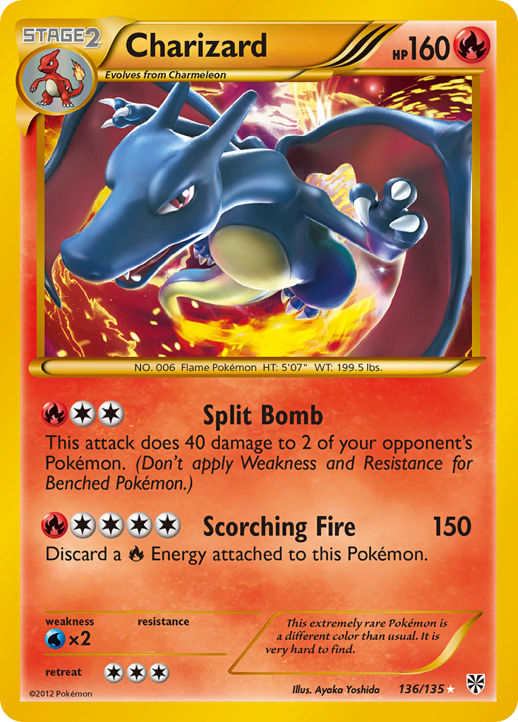 Charizard (136/135) [Black & White: Plasma Storm] | Mega City Incorporated