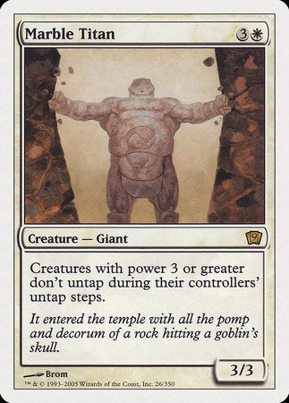 Marble Titan [Ninth Edition] | Mega City Incorporated