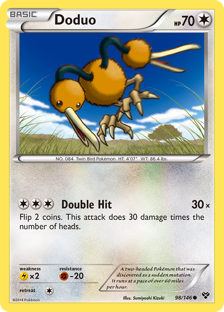 Doduo (98/146) [XY: Base Set] | Mega City Incorporated