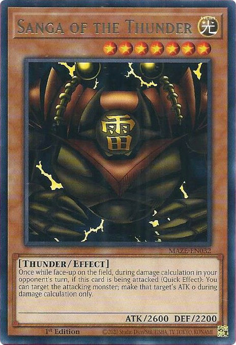 Sanga of the Thunder [MAZE-EN032] Rare | Mega City Incorporated