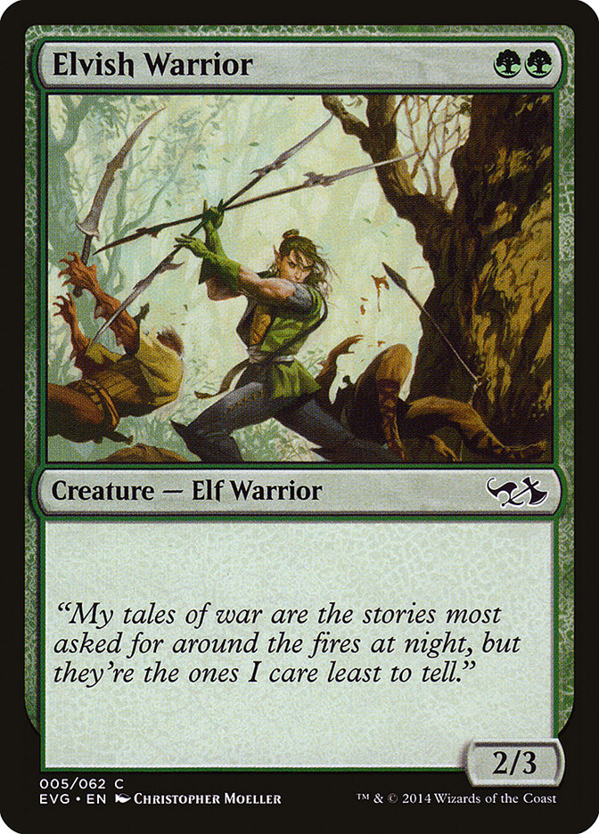 Elvish Warrior (Elves vs. Goblins) [Duel Decks Anthology] | Mega City Incorporated