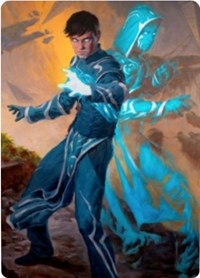 Jace, Mirror Mage 1 Art Card [Zendikar Rising Art Series] | Mega City Incorporated