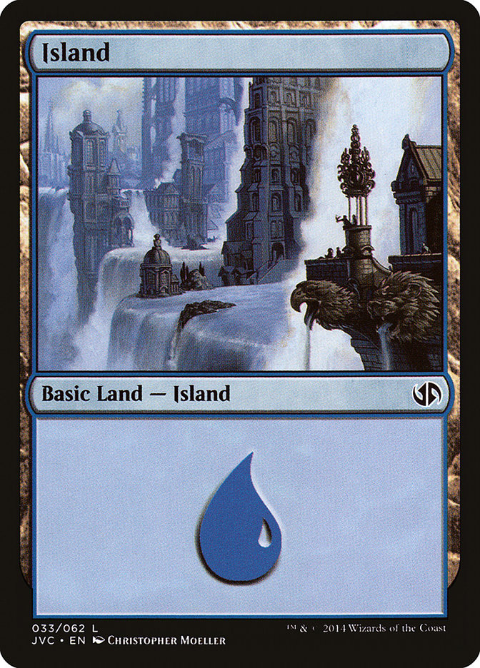 Island (33) [Duel Decks Anthology] | Mega City Incorporated