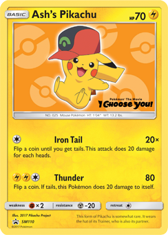 Ash's Pikachu (SM110) [Sun & Moon: Black Star Promos] | Mega City Incorporated