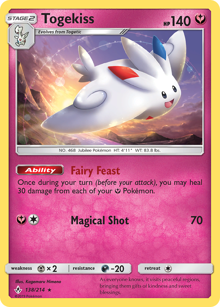 Togekiss (138/214) [Sun & Moon: Unbroken Bonds] | Mega City Incorporated