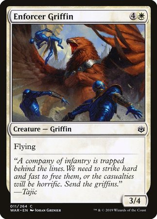 Enforcer Griffin [War of the Spark] | Mega City Incorporated