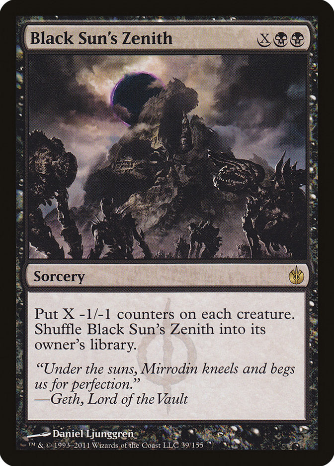 Black Sun's Zenith [Mirrodin Besieged] | Mega City Incorporated