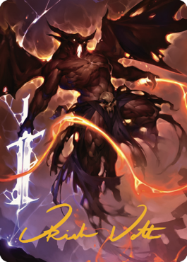 Balor Art Card (Gold-Stamped Signature) [Commander Legends: Battle for Baldur's Gate Art Series] | Mega City Incorporated