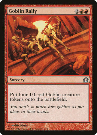 Goblin Rally [Return to Ravnica] | Mega City Incorporated