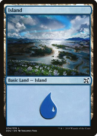 Island (74) [Duel Decks: Elves vs. Inventors] | Mega City Incorporated