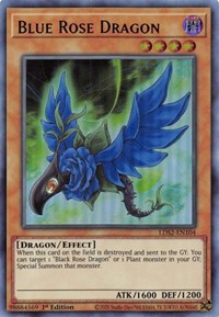 Blue Rose Dragon (Purple) [LDS2-EN104] Ultra Rare | Mega City Incorporated