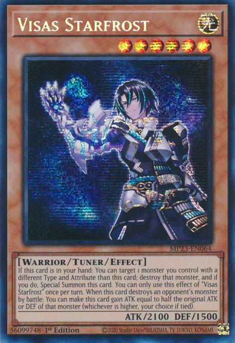 Visas Starfrost [MP23-EN064] Prismatic Secret Rare | Mega City Incorporated