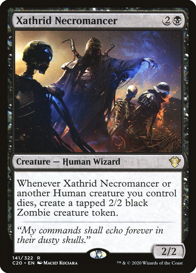 Xathrid Necromancer [Commander 2020] | Mega City Incorporated