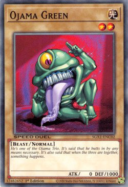 Ojama Green [SGX1-ENC02] Common | Mega City Incorporated