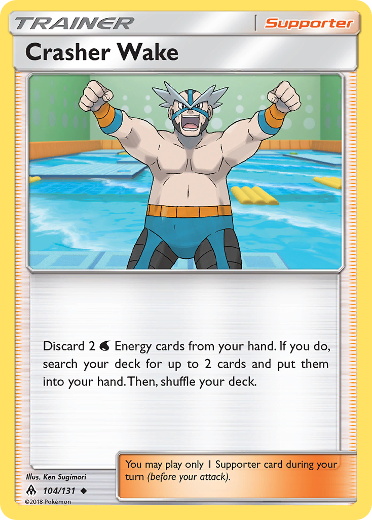 Crasher Wake (104/131) [Sun & Moon: Forbidden Light] | Mega City Incorporated