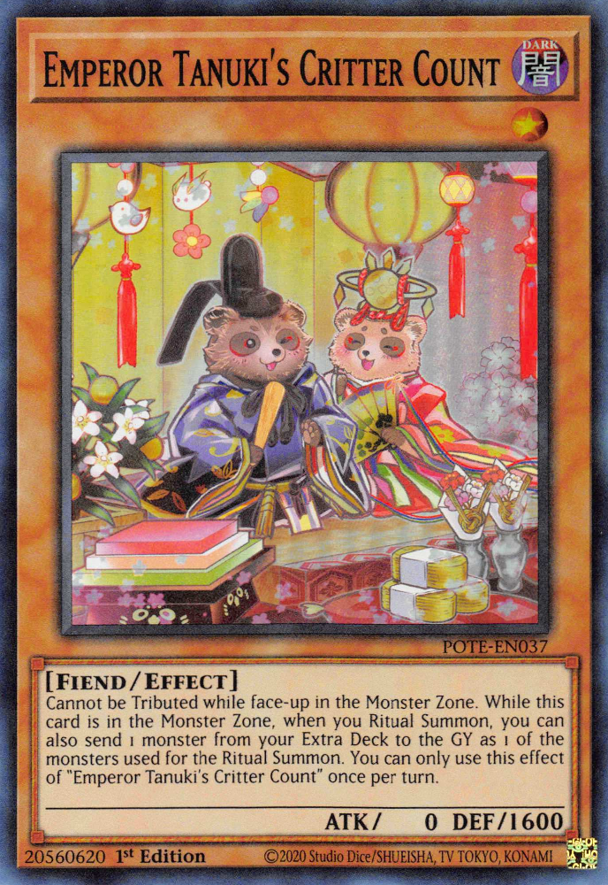 Emperor Tanuki's Critter Count [POTE-EN037] Super Rare | Mega City Incorporated