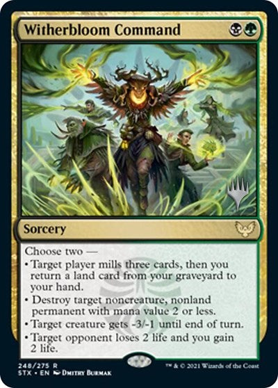 Witherbloom Command (Promo Pack) [Strixhaven: School of Mages Promos] | Mega City Incorporated