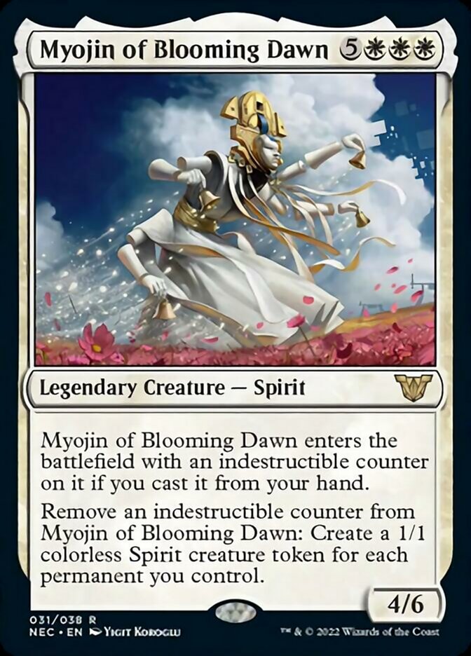 Myojin of Blooming Dawn [Kamigawa: Neon Dynasty Commander] | Mega City Incorporated