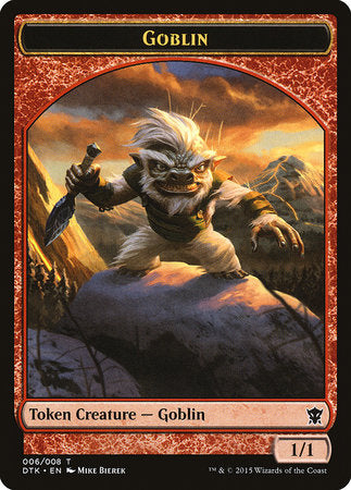 Goblin Token [Dragons of Tarkir Tokens] | Mega City Incorporated