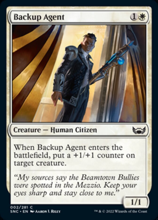 Backup Agent [Streets of New Capenna] | Mega City Incorporated