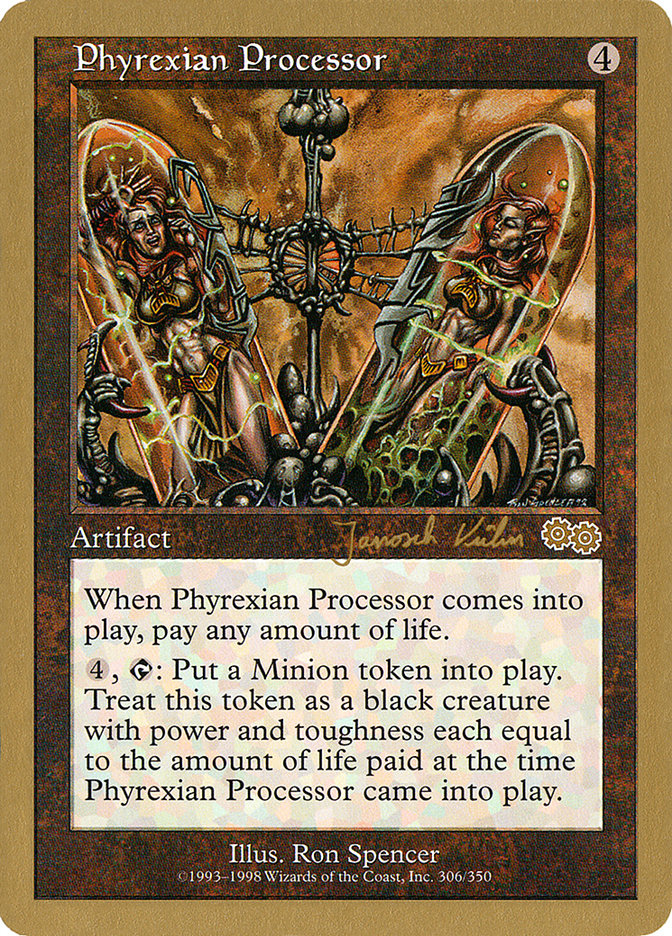 Phyrexian Processor (Janosch Kuhn) [World Championship Decks 2000] | Mega City Incorporated