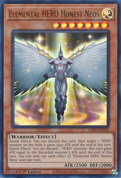 Elemental HERO Honest Neos [LDS3-EN102] Ultra Rare | Mega City Incorporated