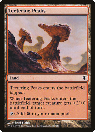 Teetering Peaks [Zendikar] | Mega City Incorporated