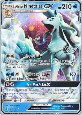 Alolan Ninetales GX (22/145) (Ice Path FTW - Zachary Bokhari) [World Championships 2017] | Mega City Incorporated