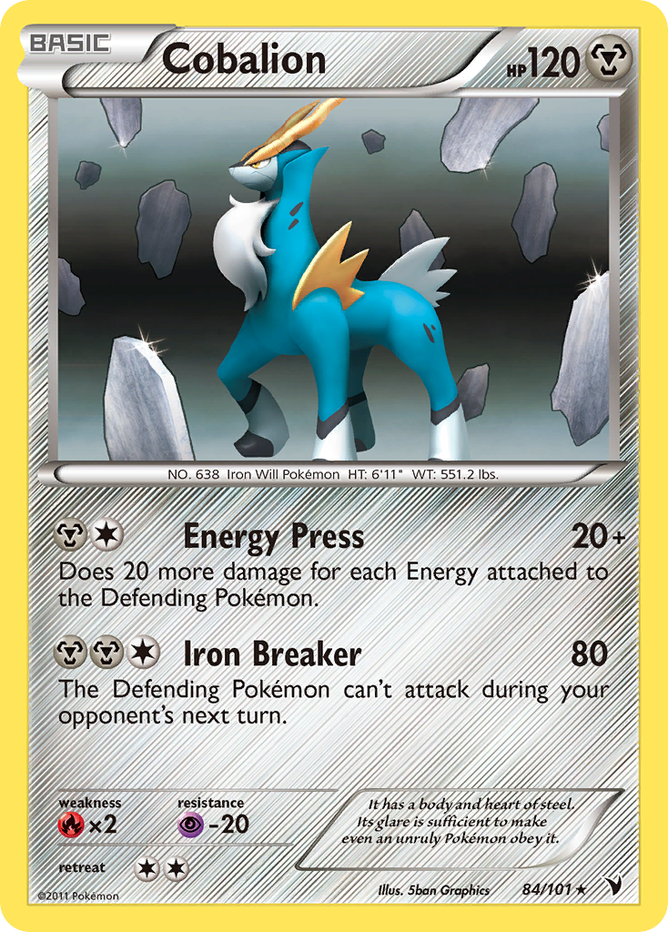 Cobalion (84/101) [Black & White: Noble Victories] | Mega City Incorporated