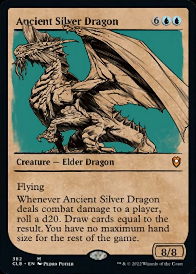 Ancient Silver Dragon (Showcase) [Commander Legends: Battle for Baldur's Gate] | Mega City Incorporated