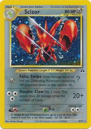 Scizor (10/75) [Neo Discovery Unlimited] | Mega City Incorporated