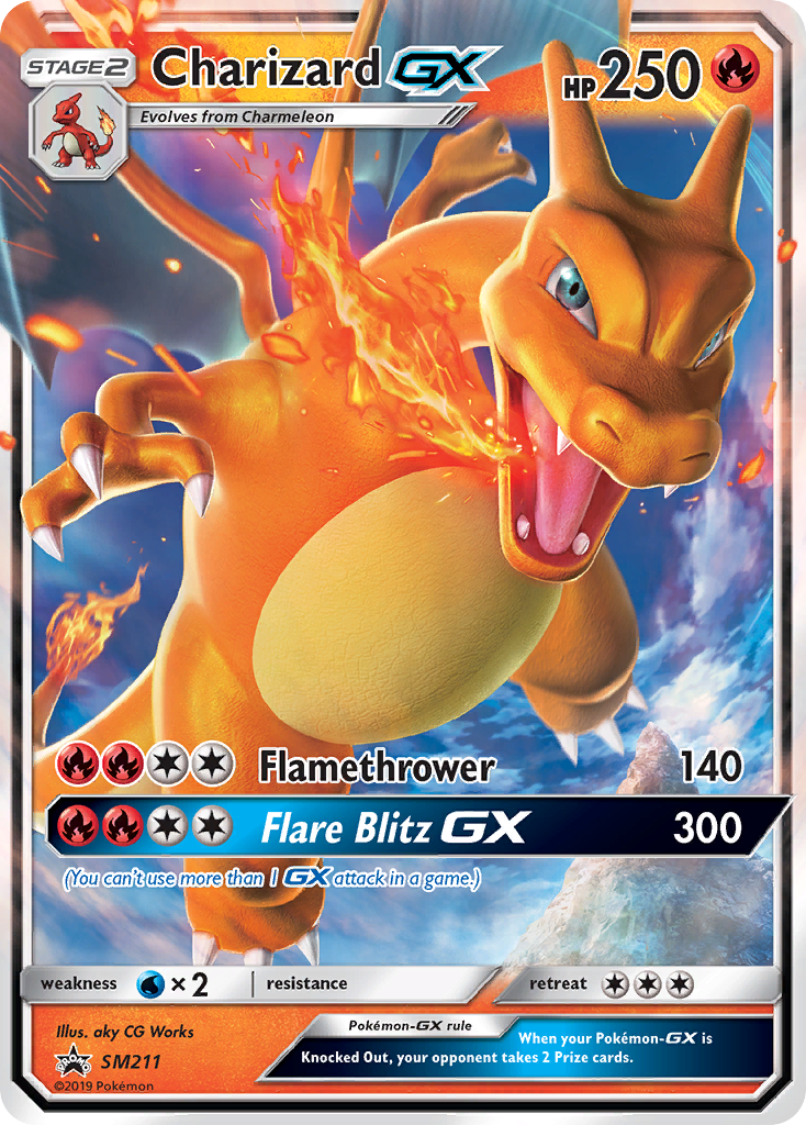 Charizard GX (SM211) [Sun & Moon: Black Star Promos] | Mega City Incorporated