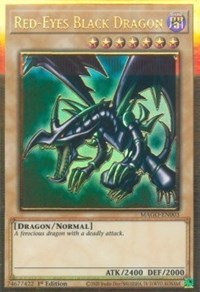 Red-Eyes Black Dragon [MAGO-EN003] Gold Rare | Mega City Incorporated