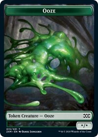 Ooze // Tuktuk the Returned Double-sided Token [Double Masters Tokens] | Mega City Incorporated