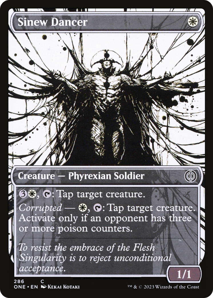 Sinew Dancer (Showcase Ichor) [Phyrexia: All Will Be One] | Mega City Incorporated