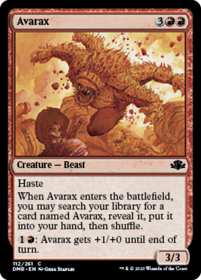 Avarax [Dominaria Remastered] | Mega City Incorporated