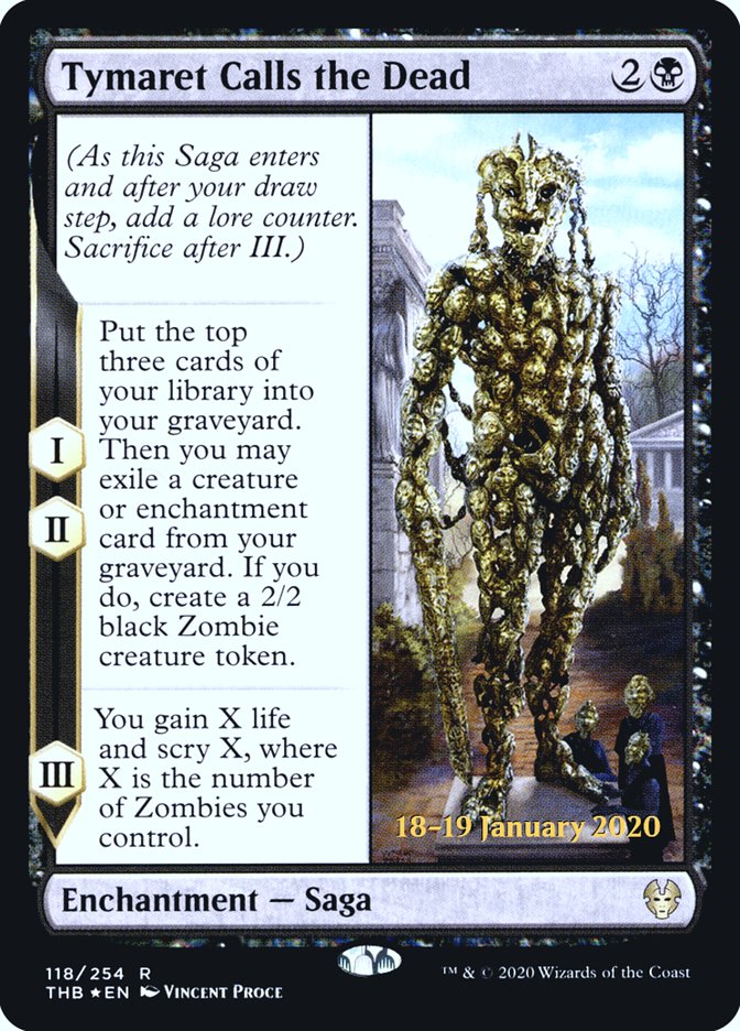 Tymaret Calls the Dead [Theros Beyond Death Prerelease Promos] | Mega City Incorporated