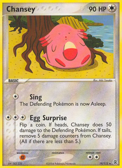 Chansey (19/112) [EX: FireRed & LeafGreen] | Mega City Incorporated