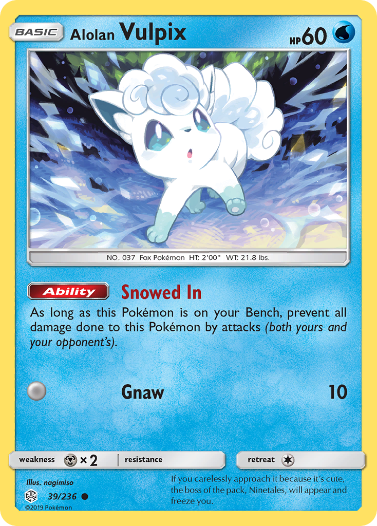 Alolan Vulpix (39/236) [Sun & Moon: Cosmic Eclipse] | Mega City Incorporated