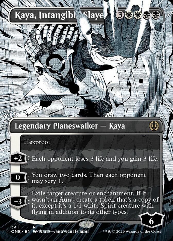 Kaya, Intangible Slayer (Borderless Manga) [Phyrexia: All Will Be One] | Mega City Incorporated