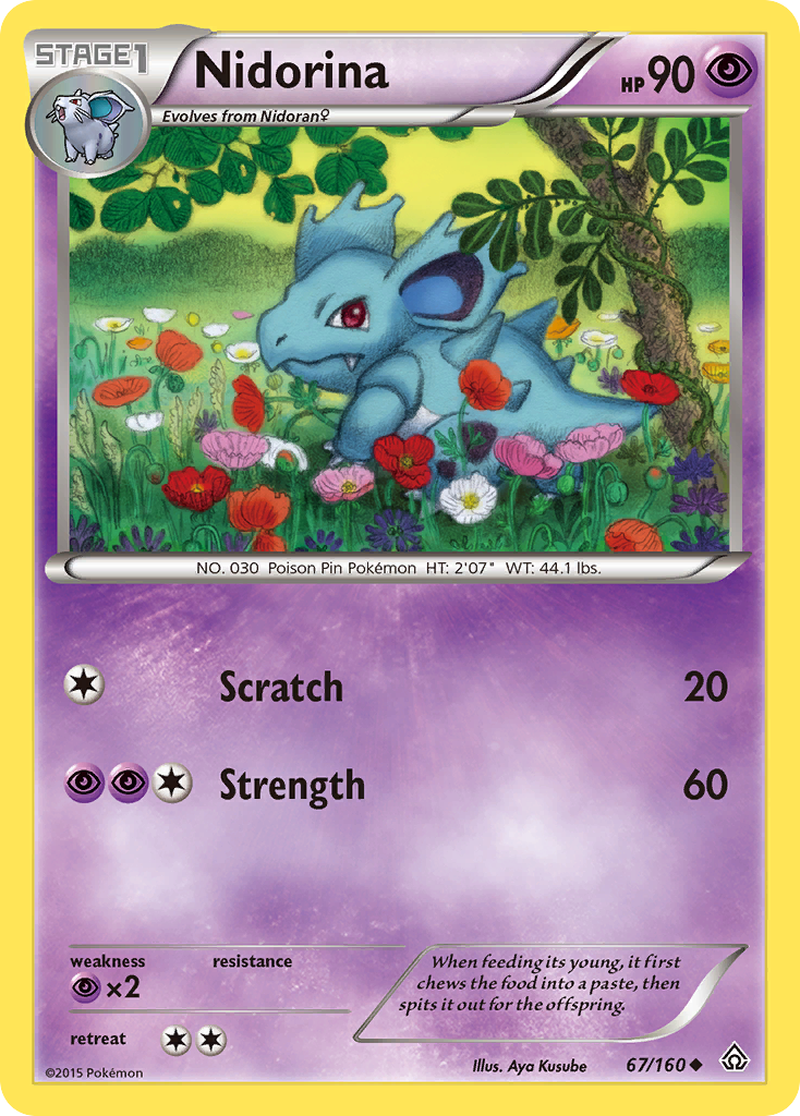 Nidorina (67/160) [XY: Primal Clash] | Mega City Incorporated