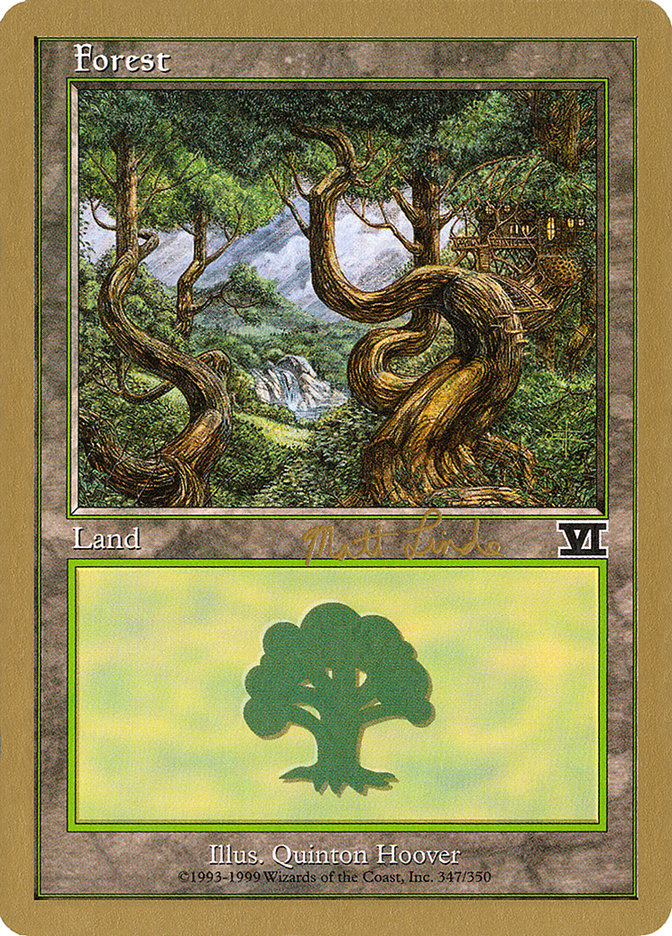 Forest (ml347b) (Matt Linde) [World Championship Decks 1999] | Mega City Incorporated