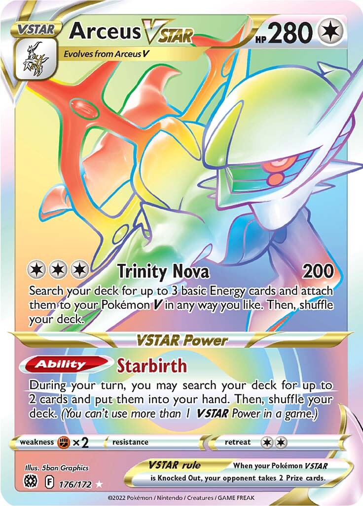 Arceus VSTAR (176/172) [Sword & Shield: Brilliant Stars] | Mega City Incorporated