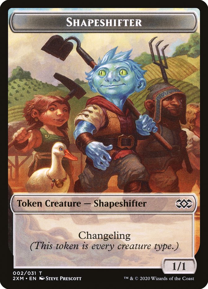 Shapeshifter Token [Double Masters] | Mega City Incorporated